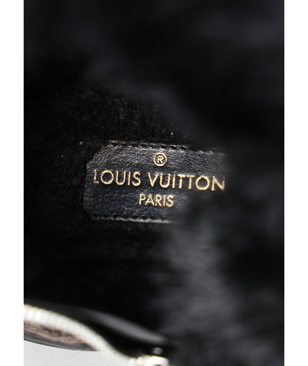 LOUIS VUITTON Коричневые кожаные ботинки, фото 3