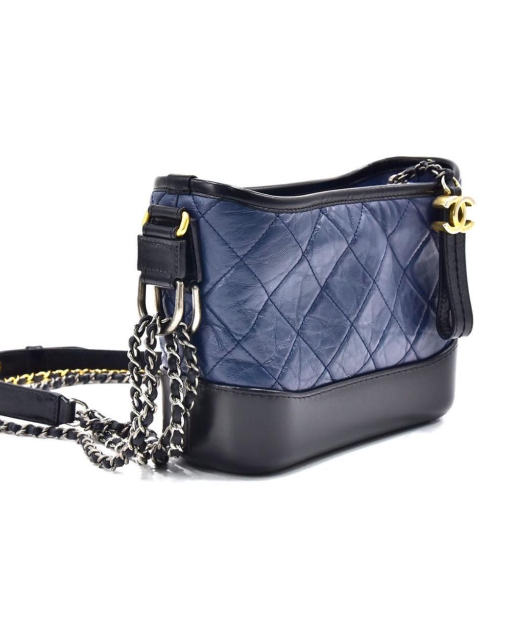 CHANEL Черная кожаная сумка через плечо, фото 4