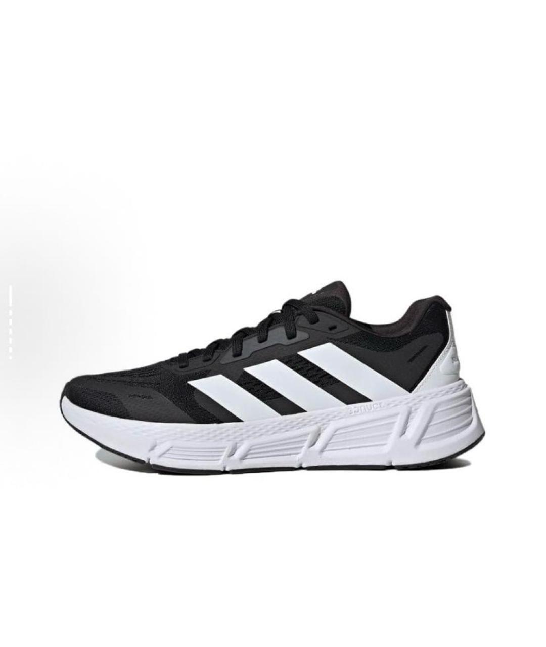 ADIDAS Черные текстильные низкие кроссовки / кеды, фото 3