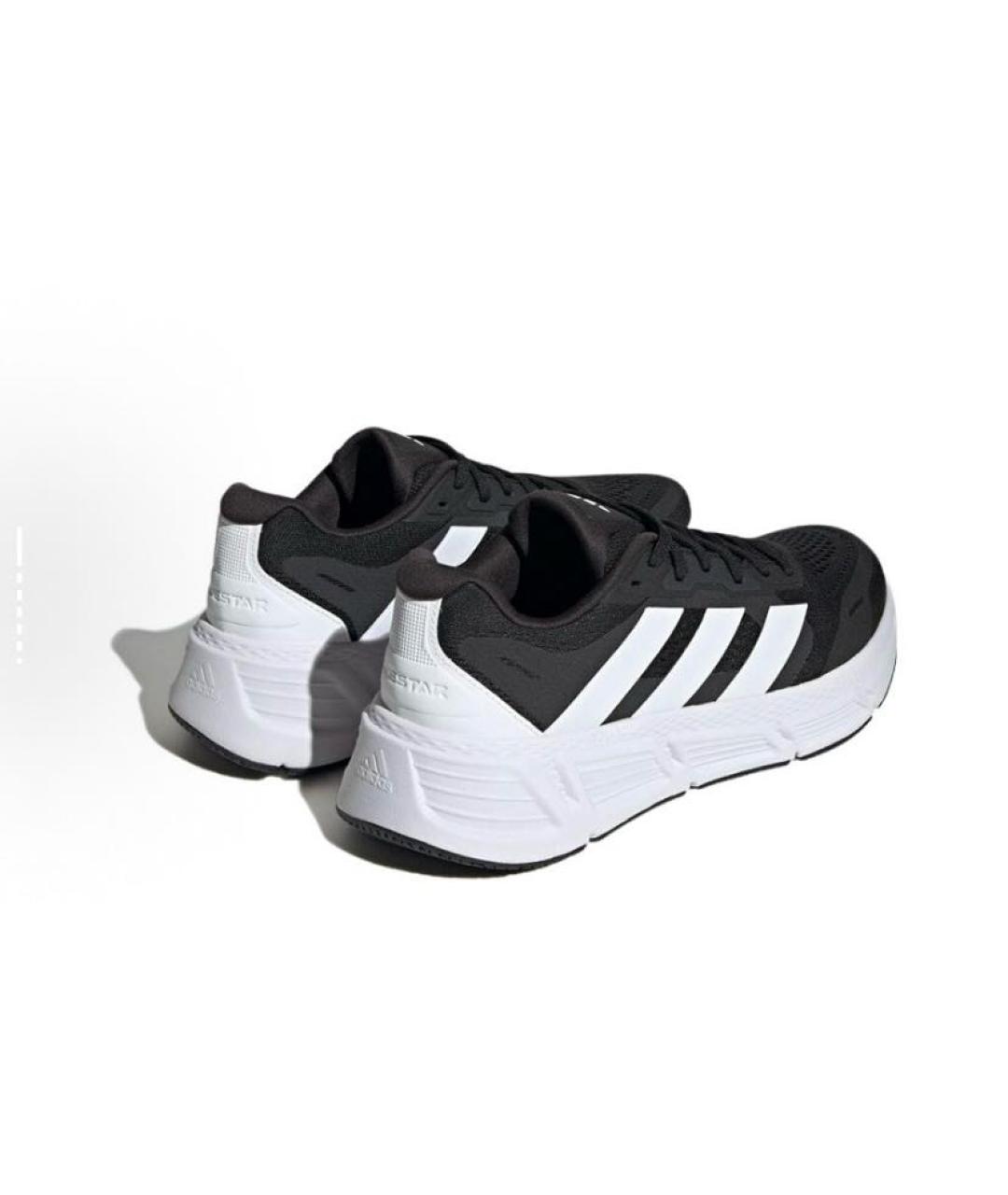 ADIDAS Черные текстильные низкие кроссовки / кеды, фото 5