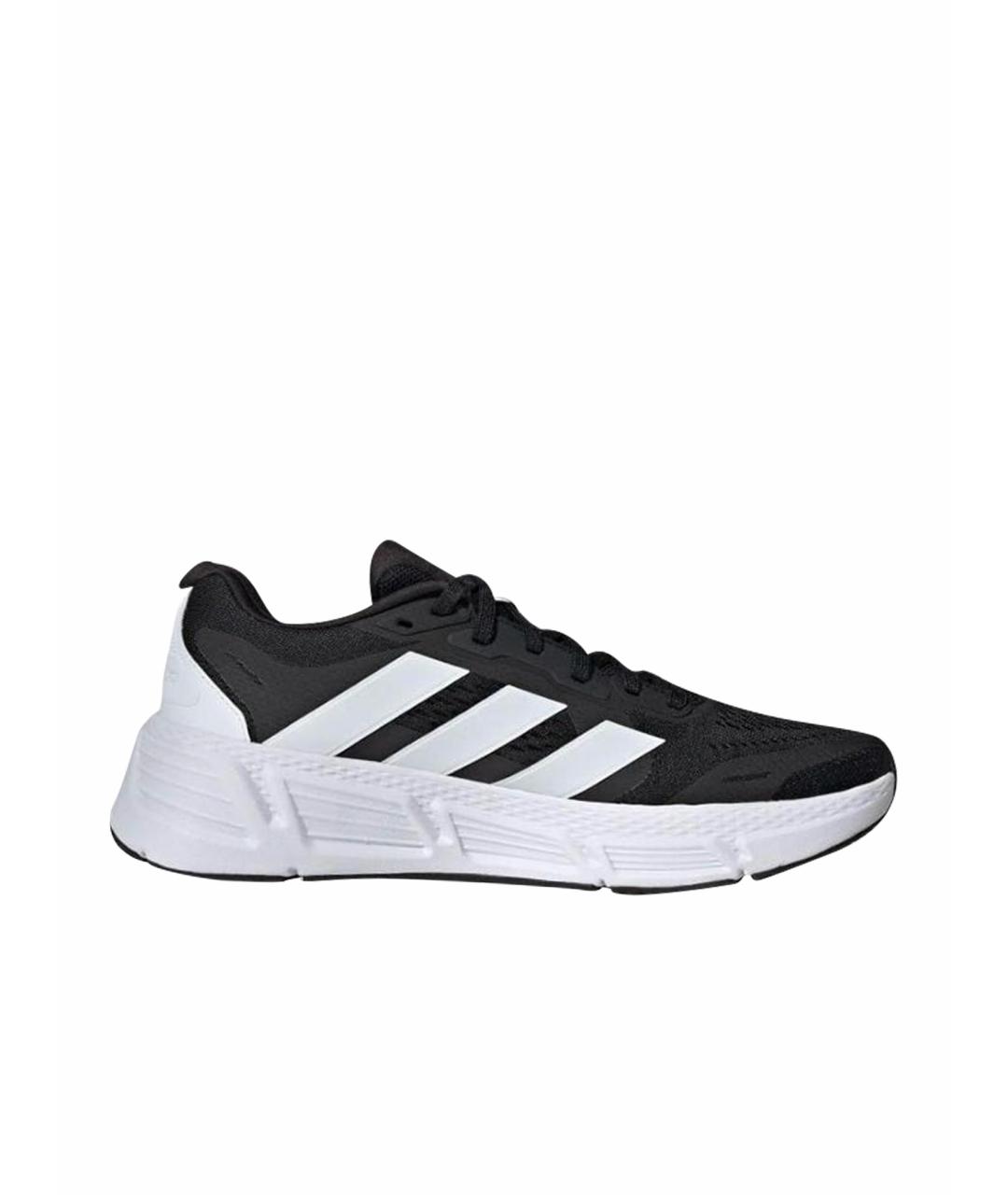ADIDAS Черные текстильные низкие кроссовки / кеды, фото 1