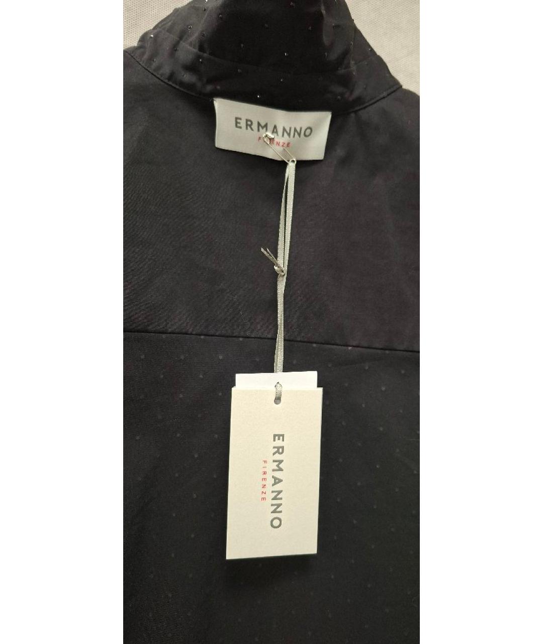 ERMANNO SCERVINO Черная хлопковая куртка, фото 3