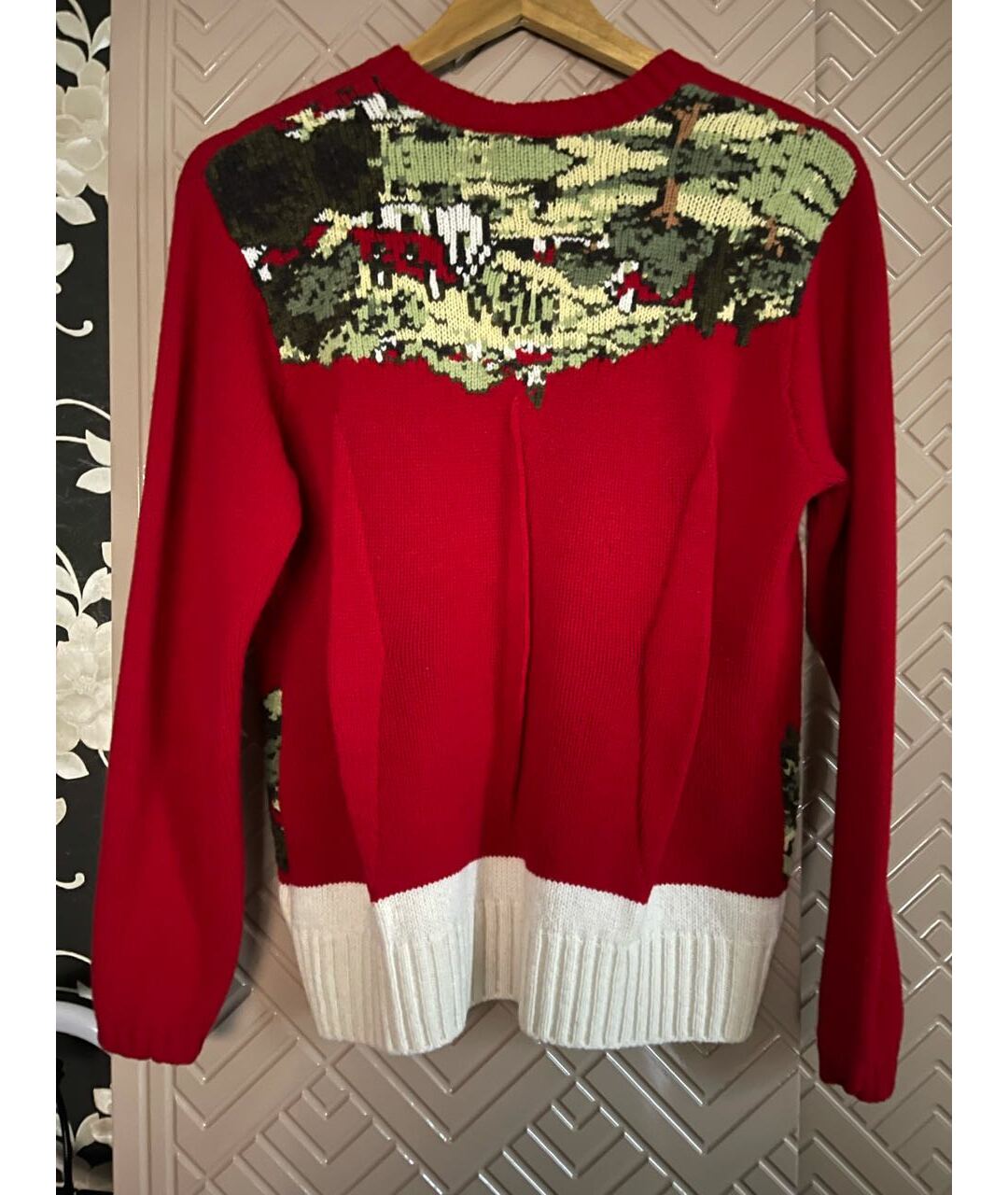 UNDERCOVER Красный шерстяной джемпер / свитер, фото 2