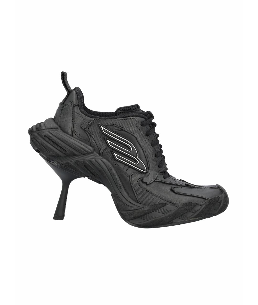 BALENCIAGA Черные кожаные туфли, фото 1