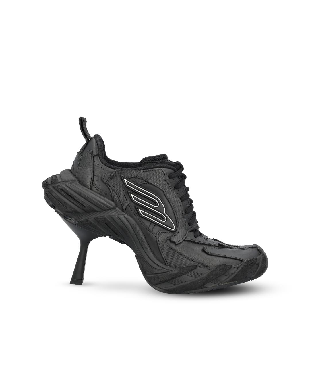 BALENCIAGA Черные кожаные туфли, фото 5