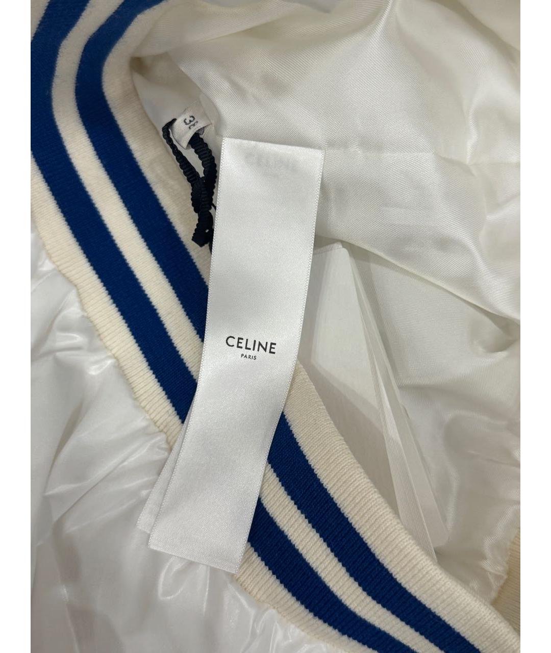 CELINE Белая полиамидовая куртка, фото 7