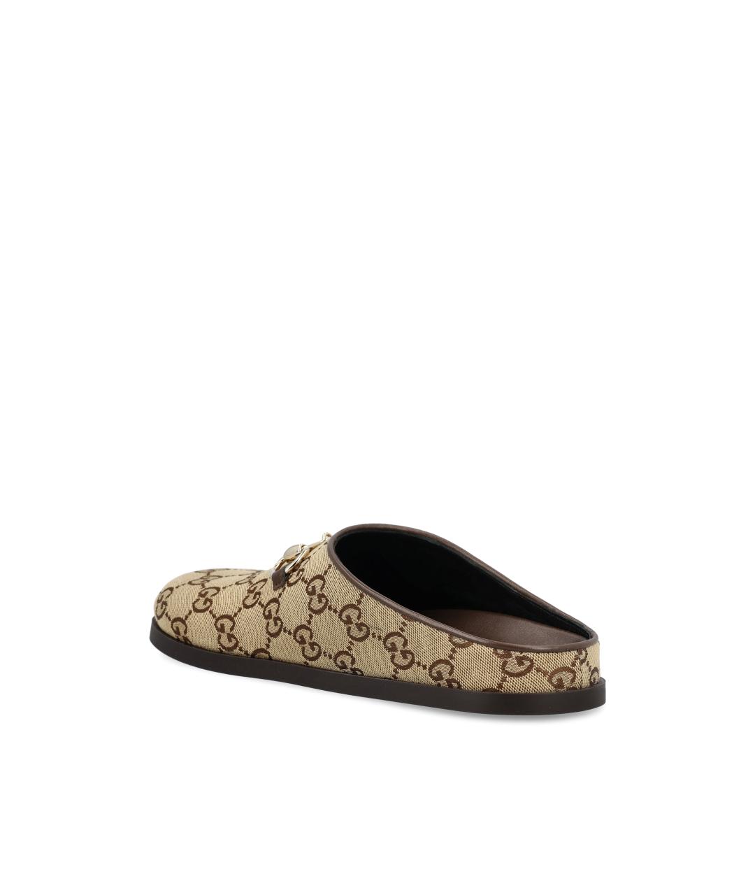 GUCCI Бежевые сабо, фото 4
