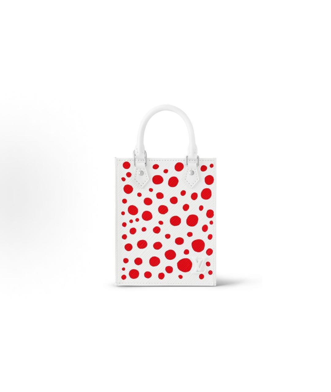 LOUIS VUITTON Красная кожаная сумка с короткими ручками, фото 6