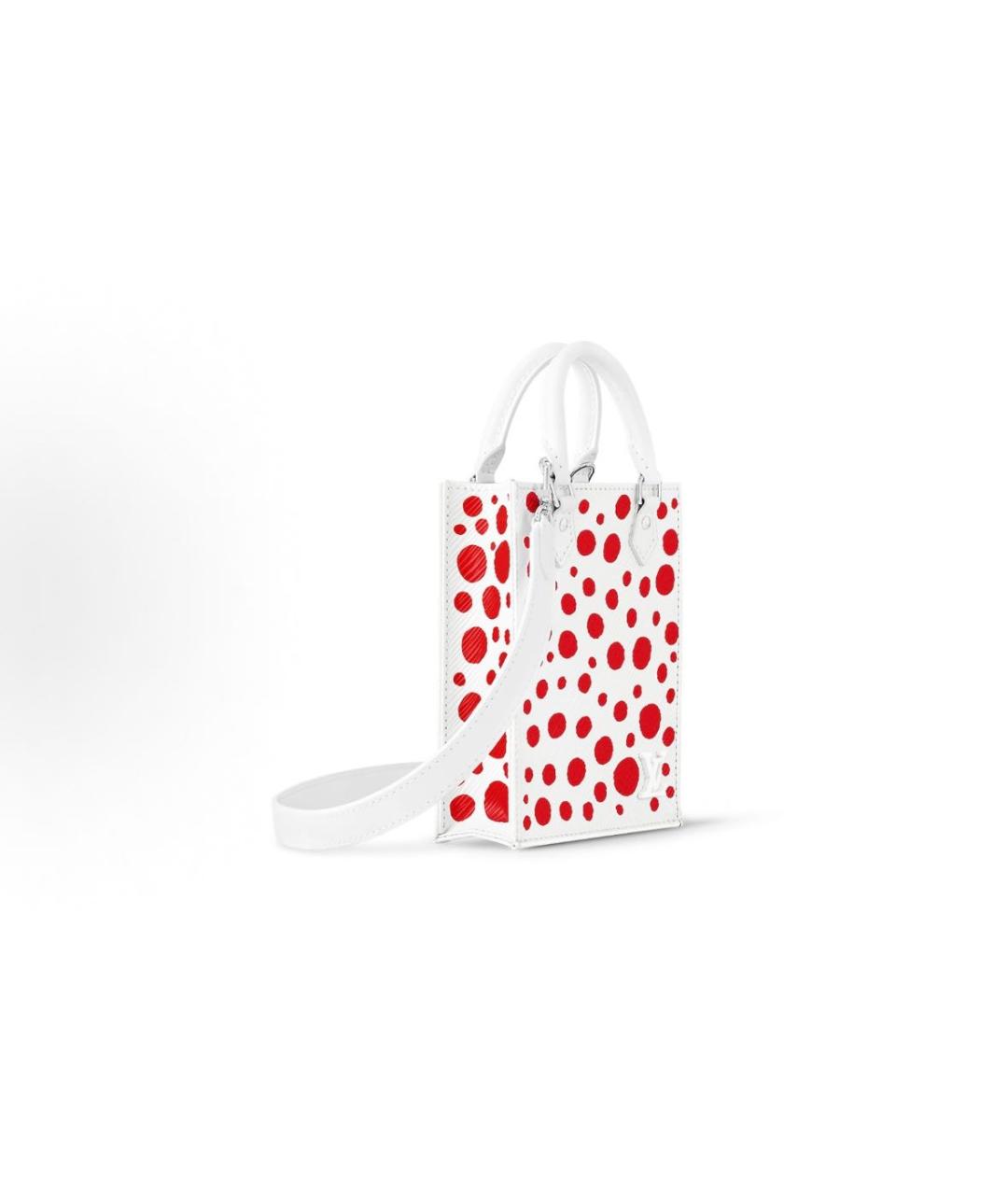 LOUIS VUITTON Красная кожаная сумка с короткими ручками, фото 2