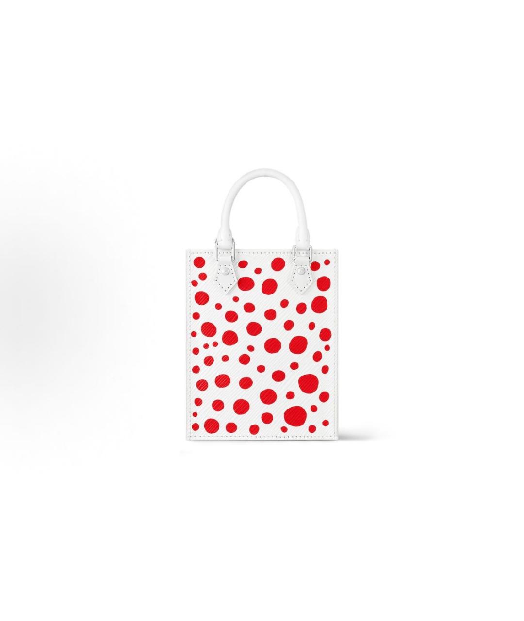 LOUIS VUITTON Красная кожаная сумка с короткими ручками, фото 3