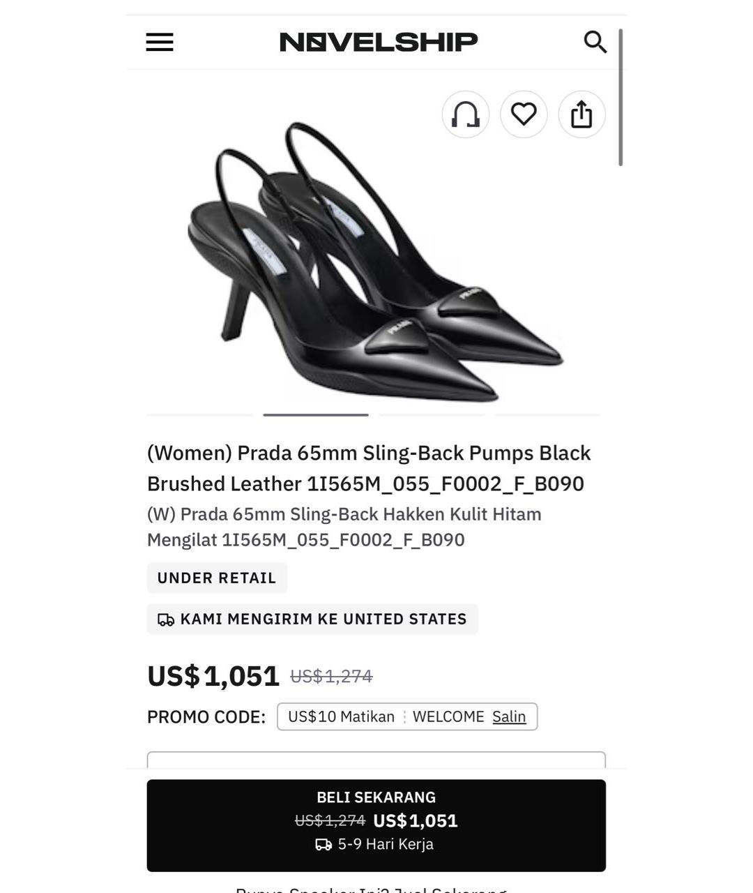 PRADA Черные кожаные мюли, фото 2