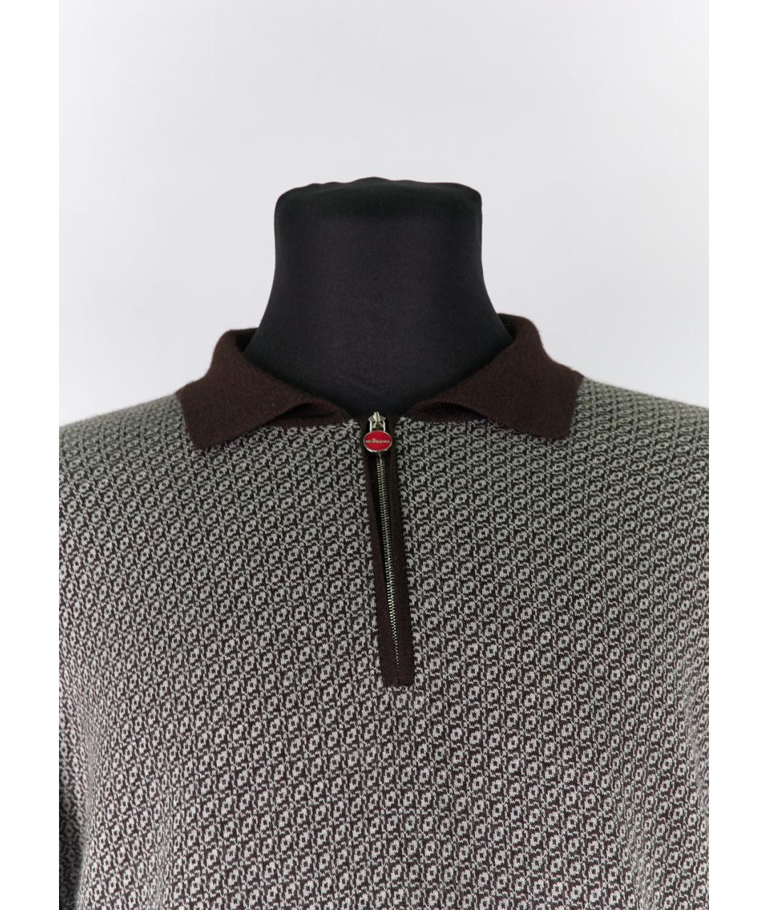 KITON Коричневый кашемировый джемпер / свитер, фото 4