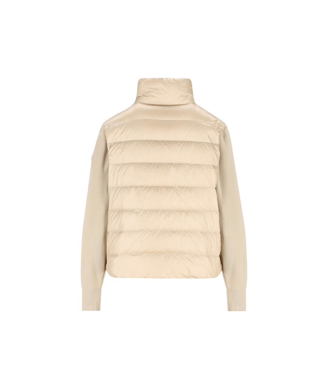 MONCLER Бежевый кардиган, фото 4