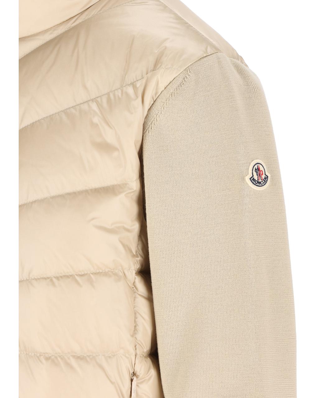 MONCLER Бежевый кардиган, фото 2