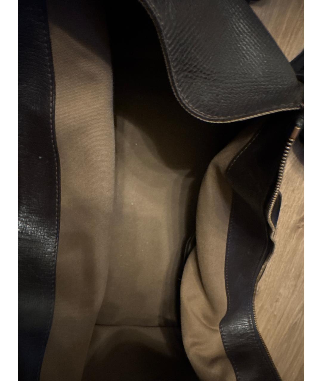 LOUIS VUITTON Коричневая кожаная дорожная/спортивная сумка, фото 4