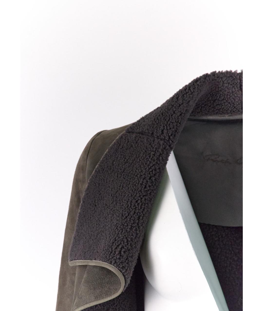 RICK OWENS Коричневая меховая куртка, фото 2