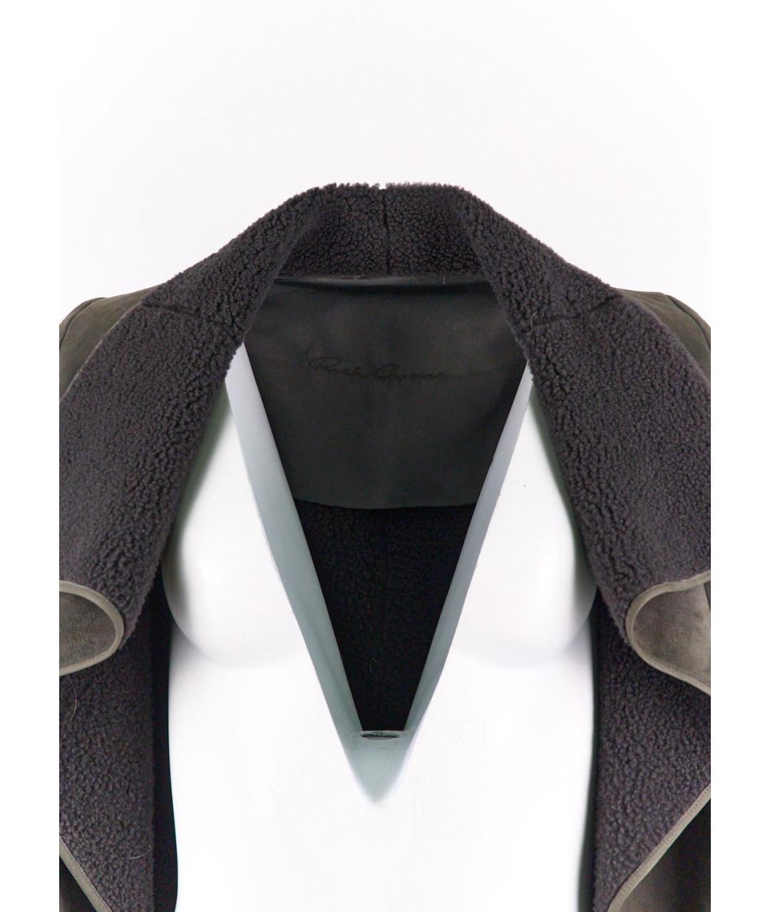 RICK OWENS Коричневая меховая куртка, фото 3