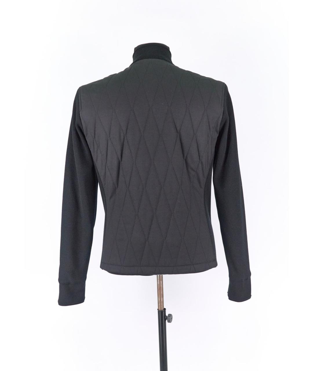 ERMENEGILDO ZEGNA XXX Черная полиэстеровая куртка, фото 2
