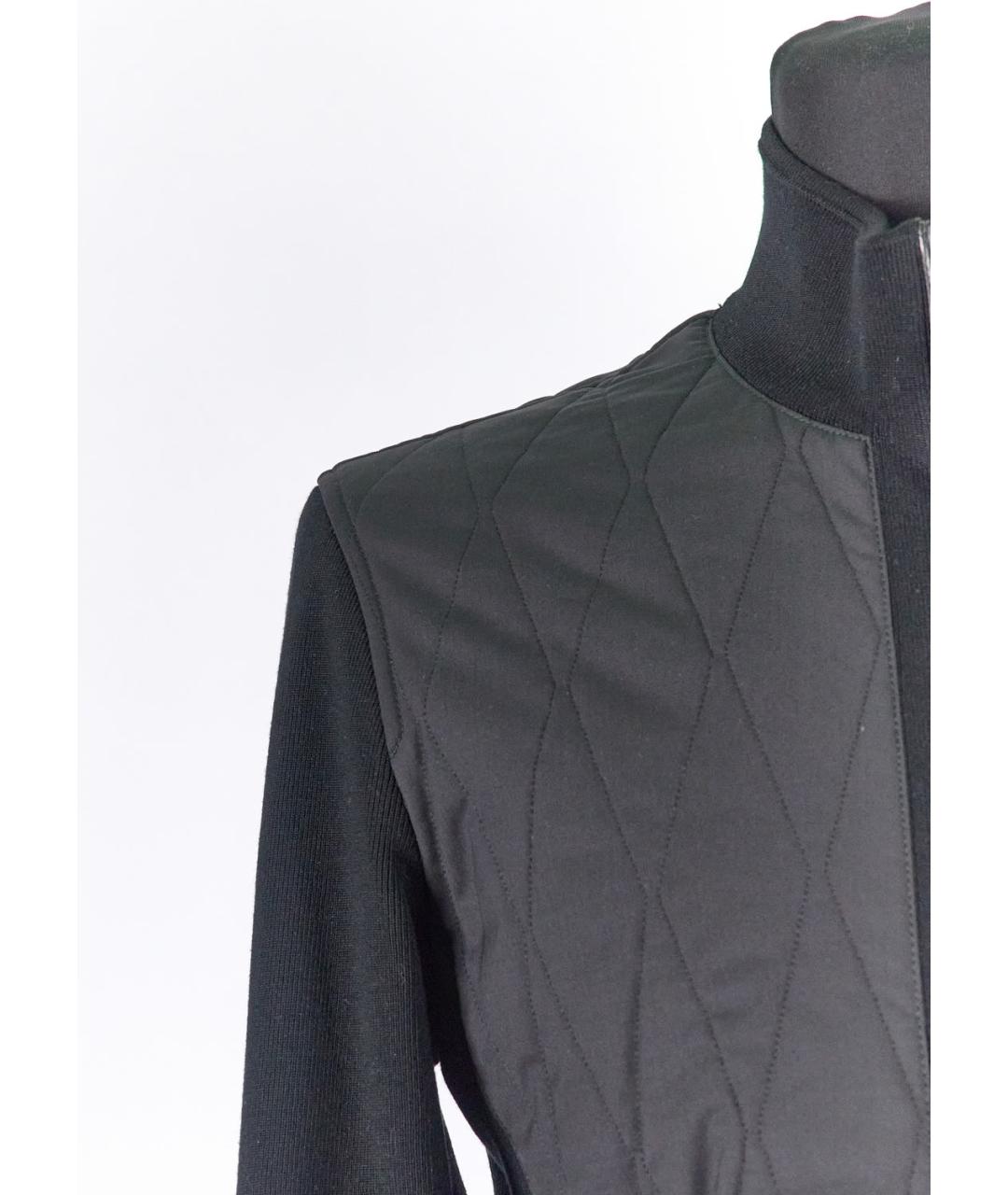 ERMENEGILDO ZEGNA XXX Черная полиэстеровая куртка, фото 4