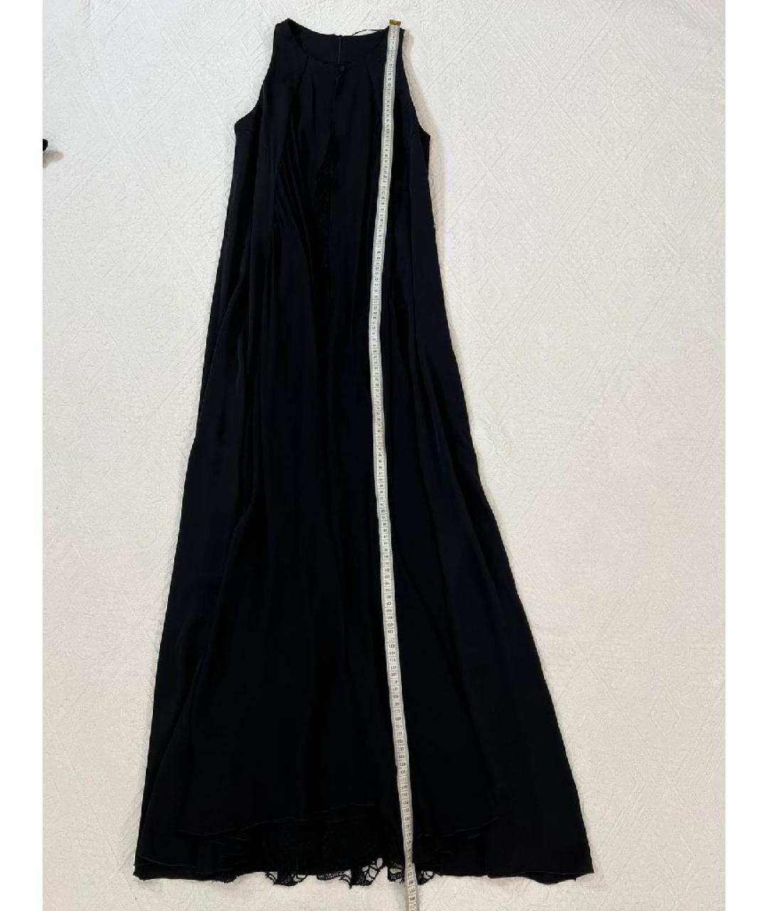 ERMANNO SCERVINO Черное хлопковое повседневное платье, фото 5