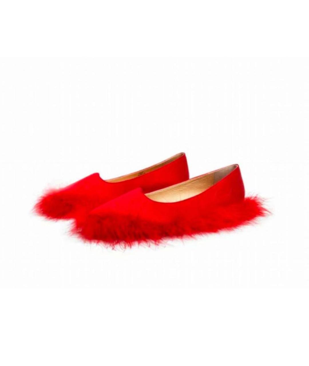 SIMONE ROCHA Красные балетки, фото 2