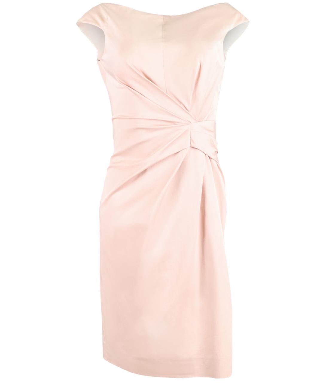 CHRISTIAN DIOR Розовое хлопковое повседневное платье, фото 1
