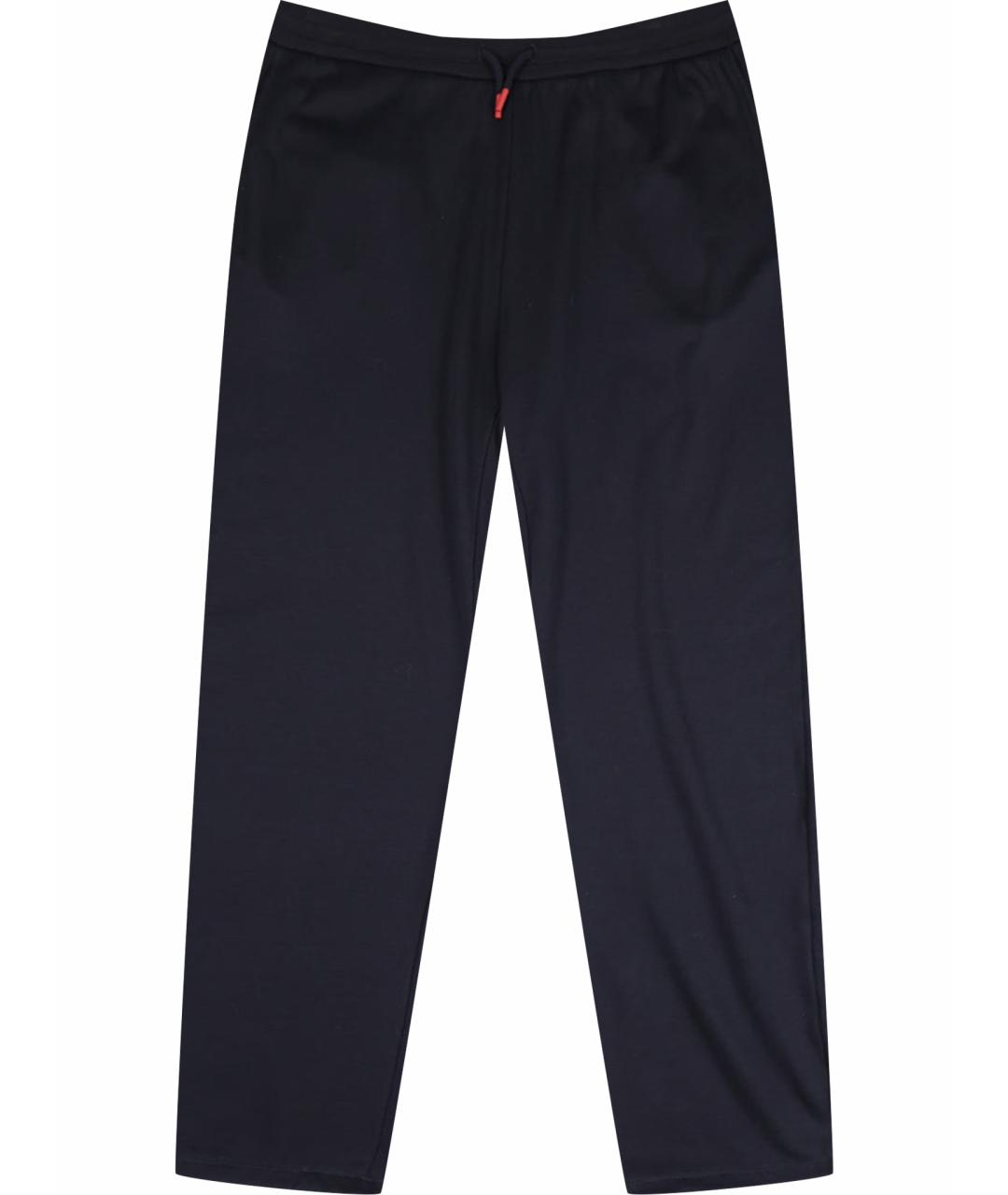 KITON Синие хлопковые повседневные брюки, фото 1