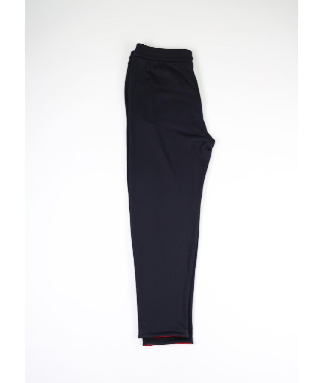 KITON Синие хлопковые повседневные брюки, фото 2