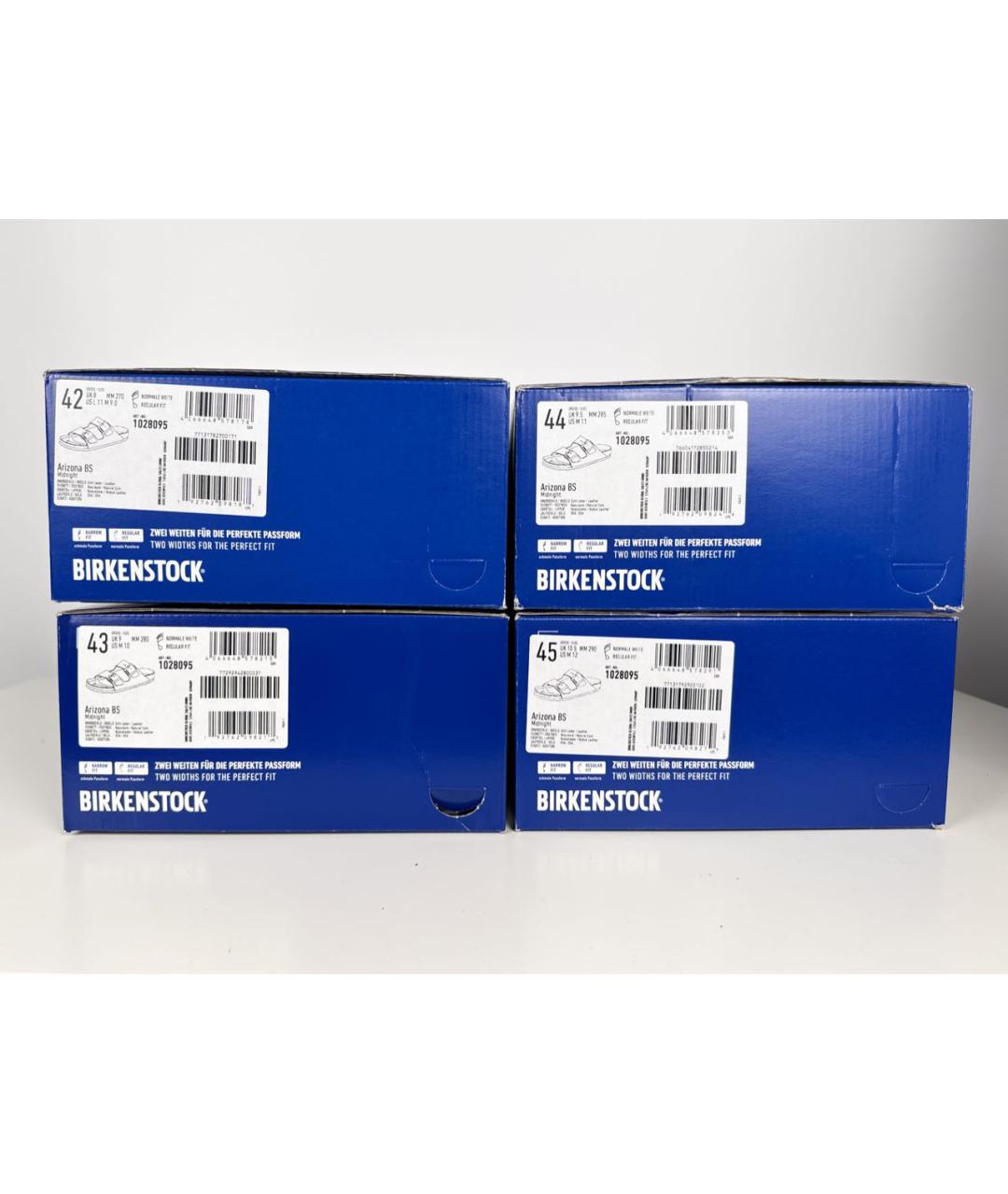 BIRKENSTOCK Темно-синие нубуковые сандалии, фото 8