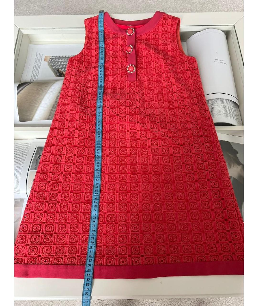 MIU MIU Красная ацетатная майка, фото 6