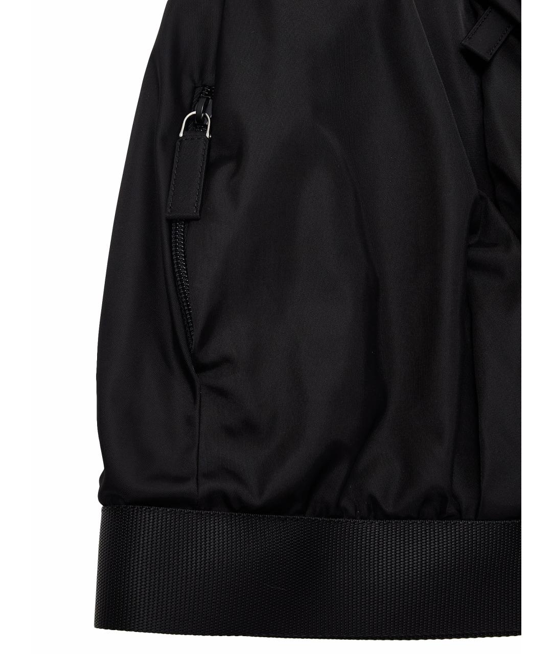 PRADA Черная полиэстеровая юбка мини, фото 10