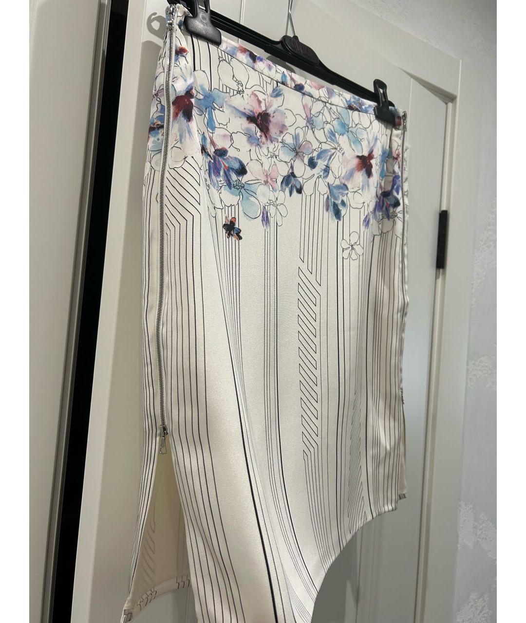 3.1 PHILLIP LIM Бежевая шелковая юбка миди, фото 2