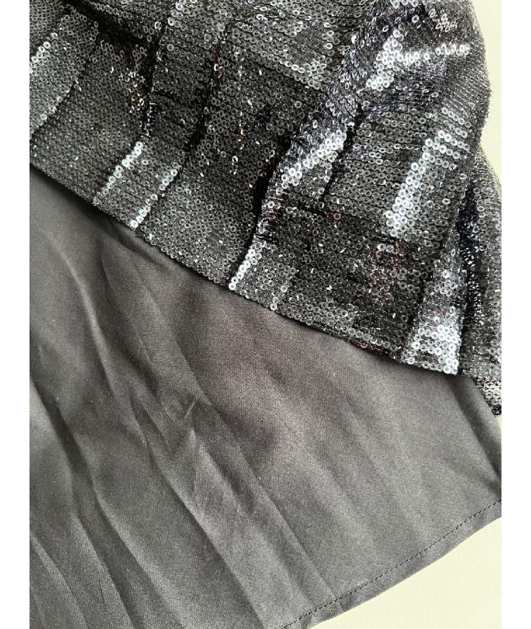 BALMAIN Черная хлопковая юбка макси, фото 4