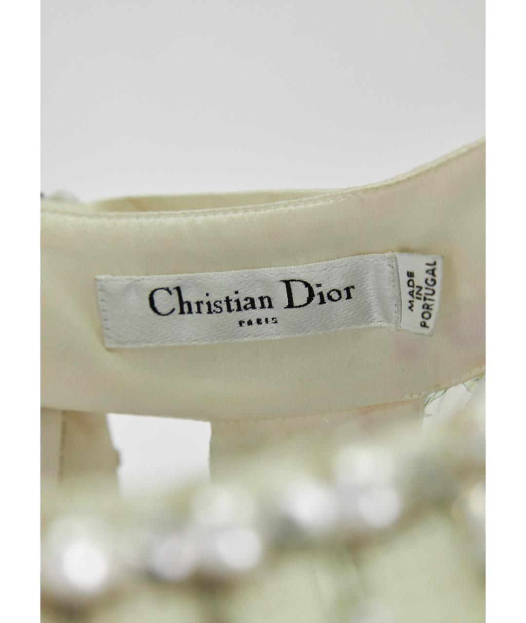 CHRISTIAN DIOR Мульти шелковая блузы, фото 3