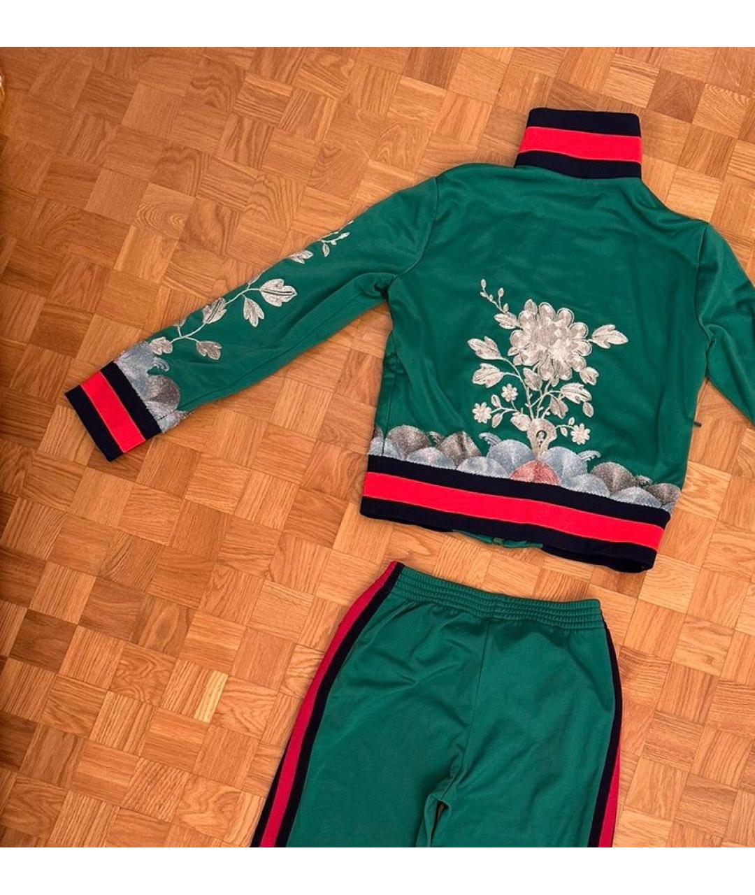 GUCCI Зеленый полиэстеровый спортивные костюмы, фото 3