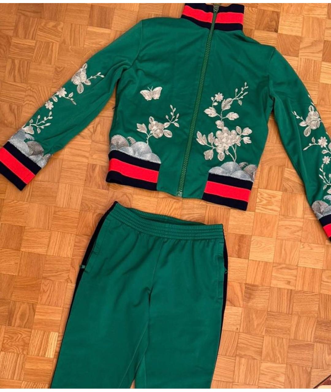 GUCCI Зеленый полиэстеровый спортивные костюмы, фото 2