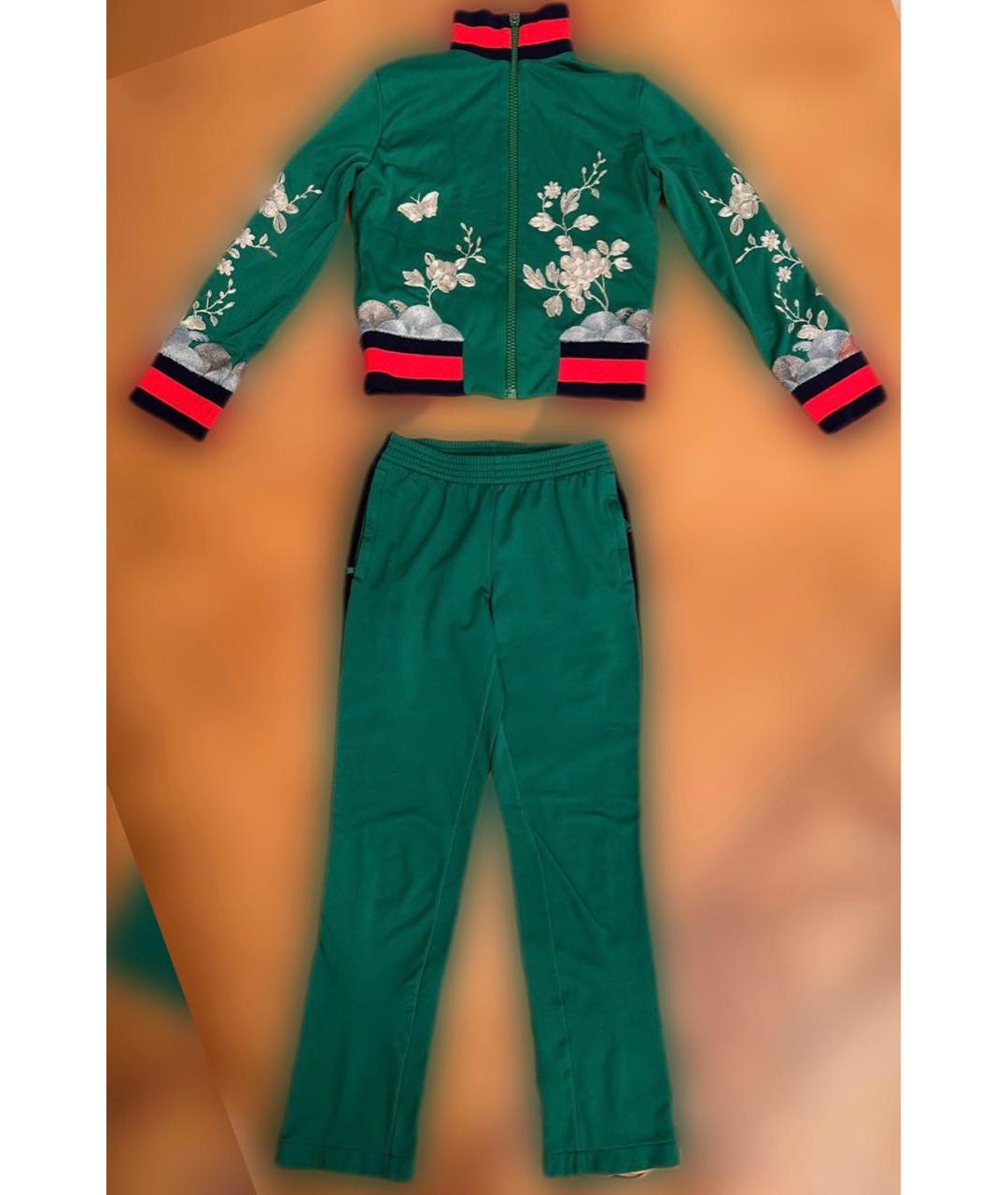 GUCCI Зеленый полиэстеровый спортивные костюмы, фото 6