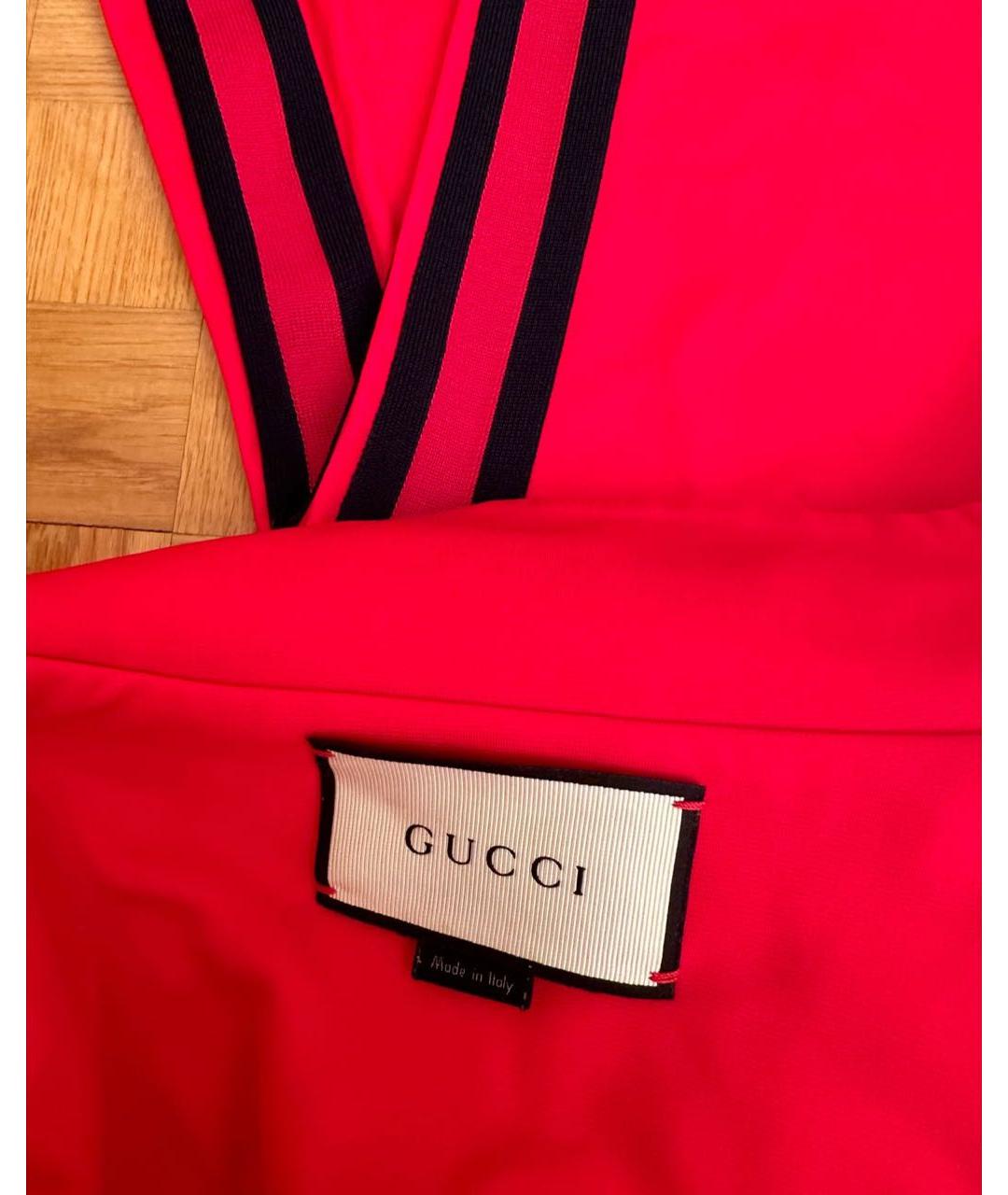 GUCCI Красный полиэстеровый спортивные костюмы, фото 5