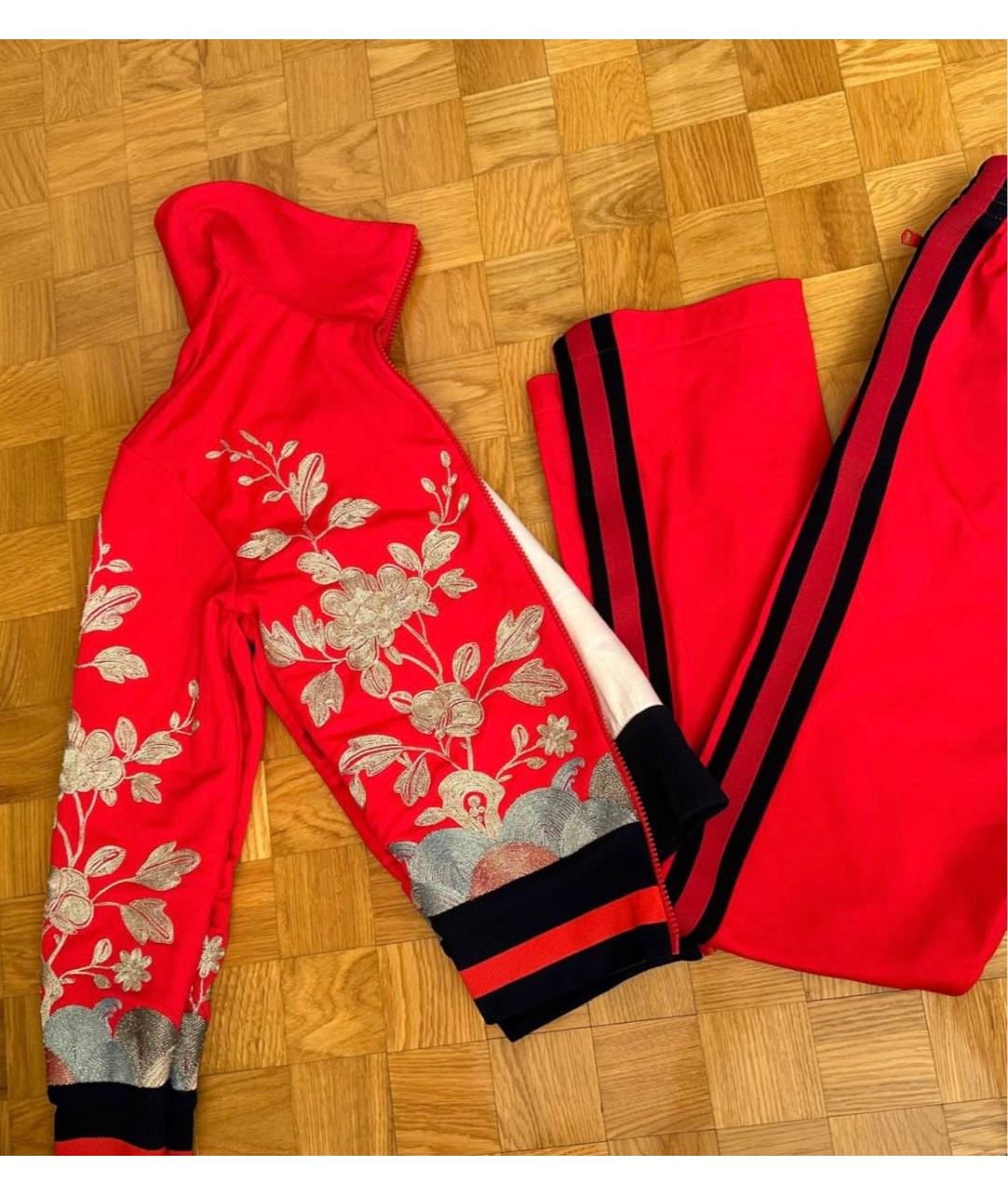 GUCCI Красный полиэстеровый спортивные костюмы, фото 4