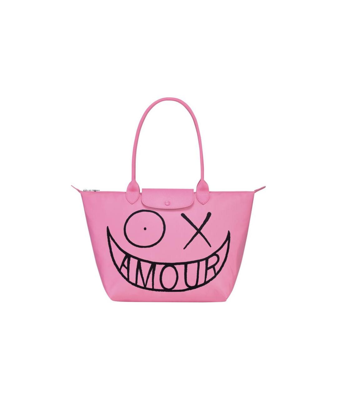 LONGCHAMP Розовая сумка через плечо, фото 1