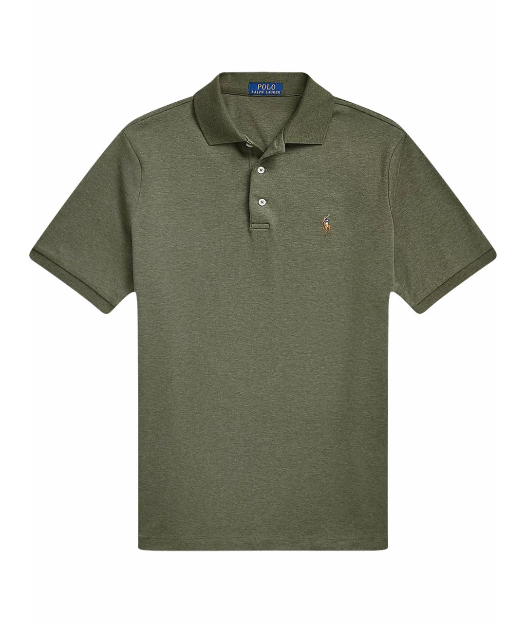 POLO RALPH LAUREN Хлопковое поло с коротким рукавом, фото 1
