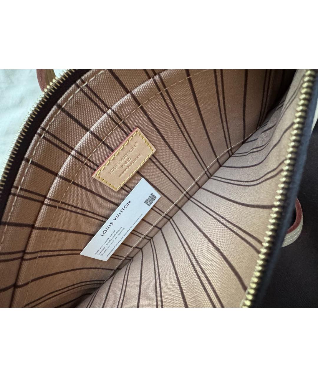 LOUIS VUITTON Коричневая сумка тоут, фото 5