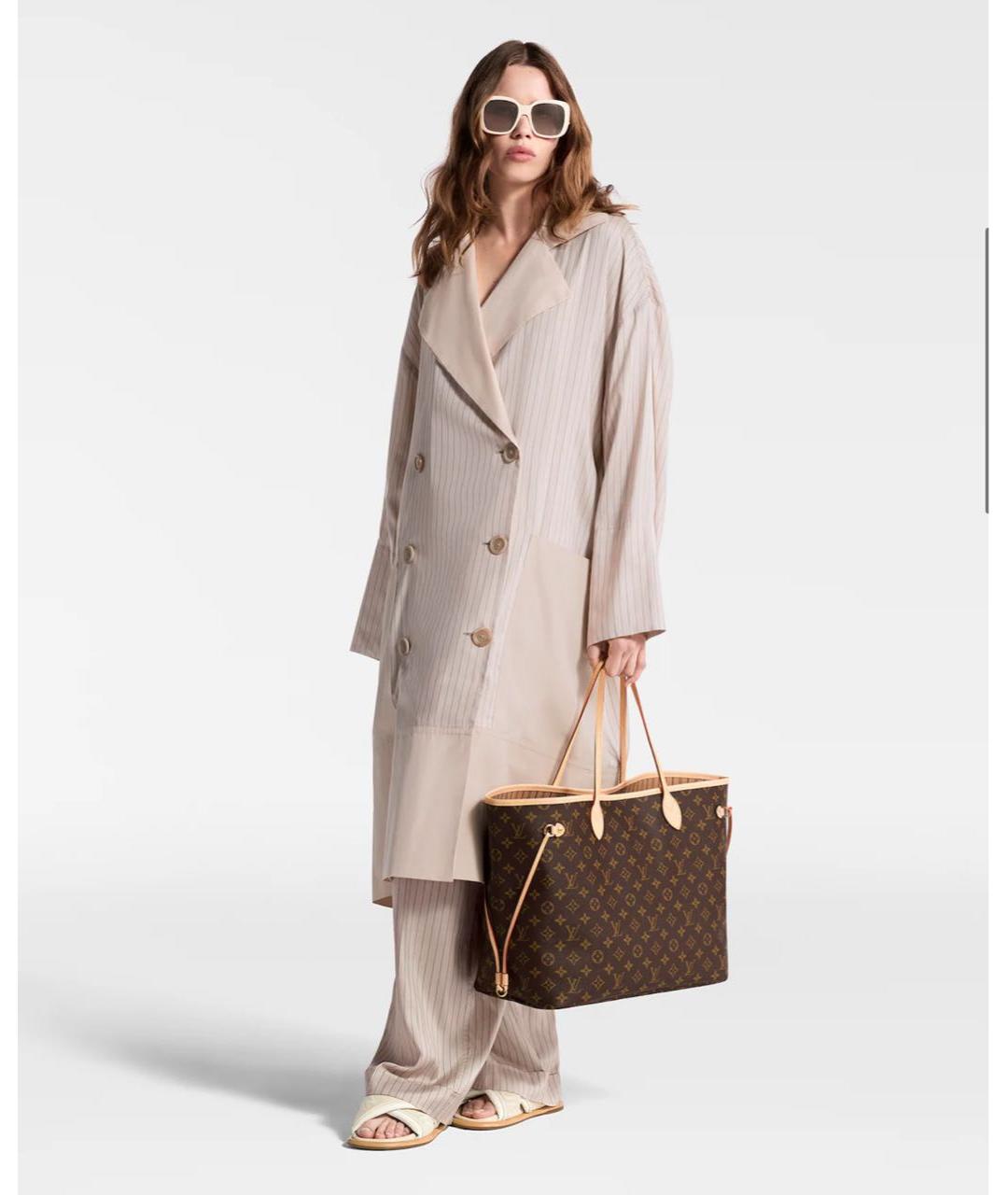 LOUIS VUITTON Коричневая сумка тоут, фото 2