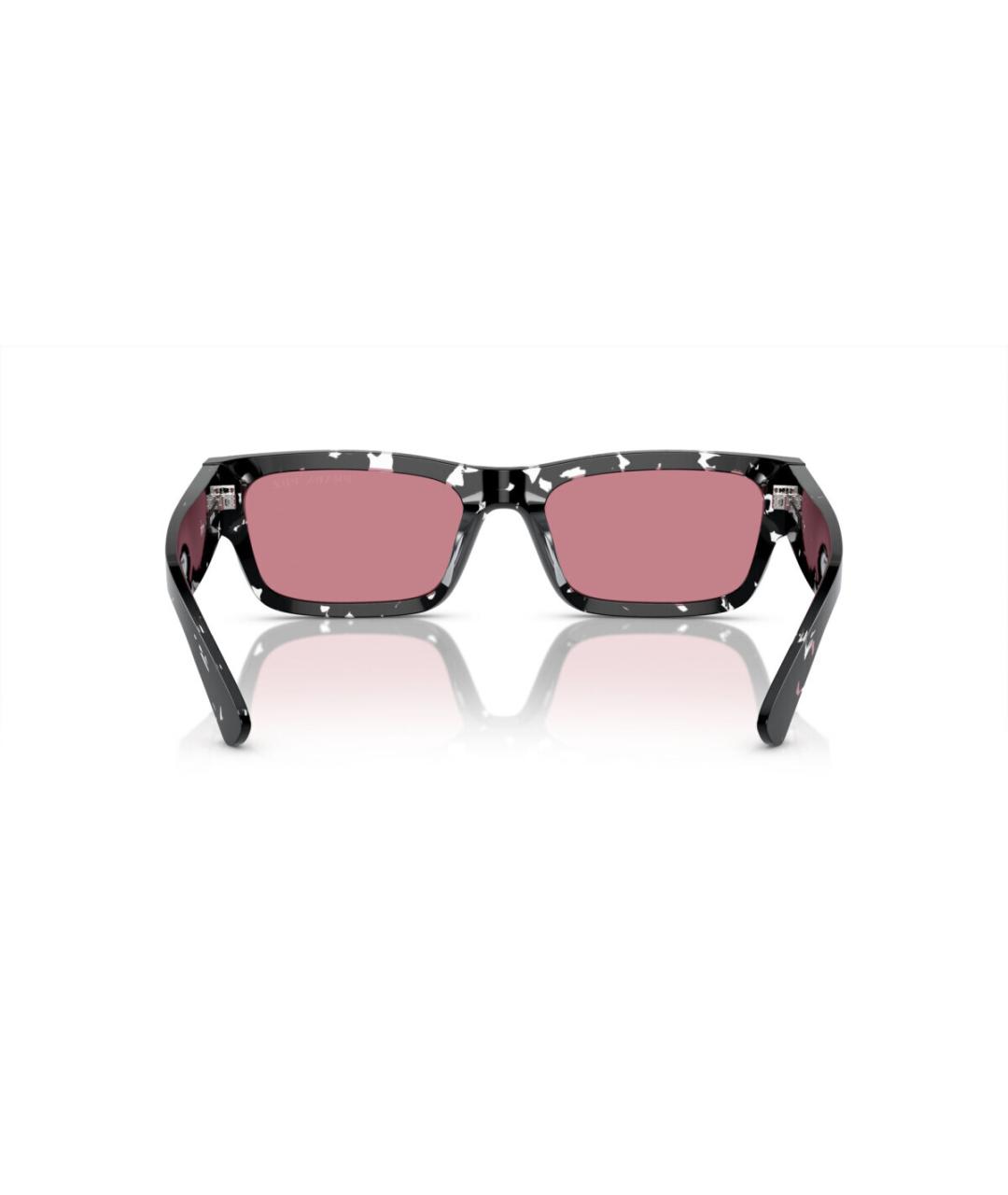 PRADA Черные пластиковые солнцезащитные очки, фото 6