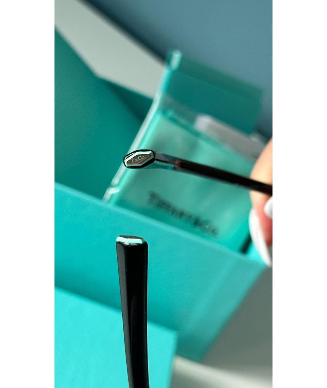TIFFANY&CO Черные пластиковые солнцезащитные очки, фото 7