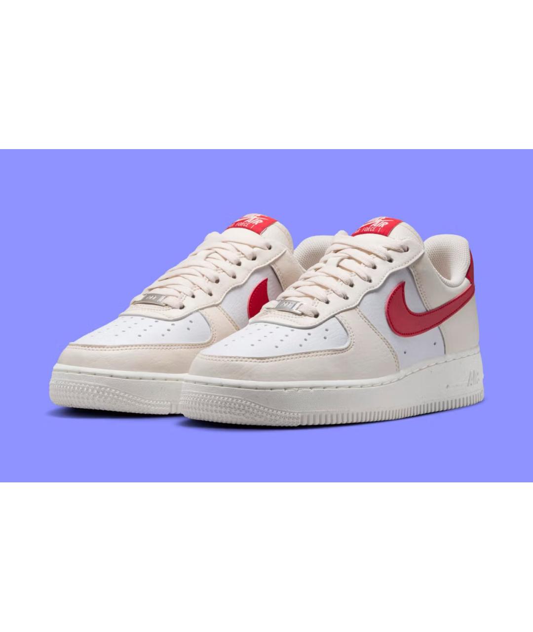 NIKE Бежевые кожаные кеды, фото 3