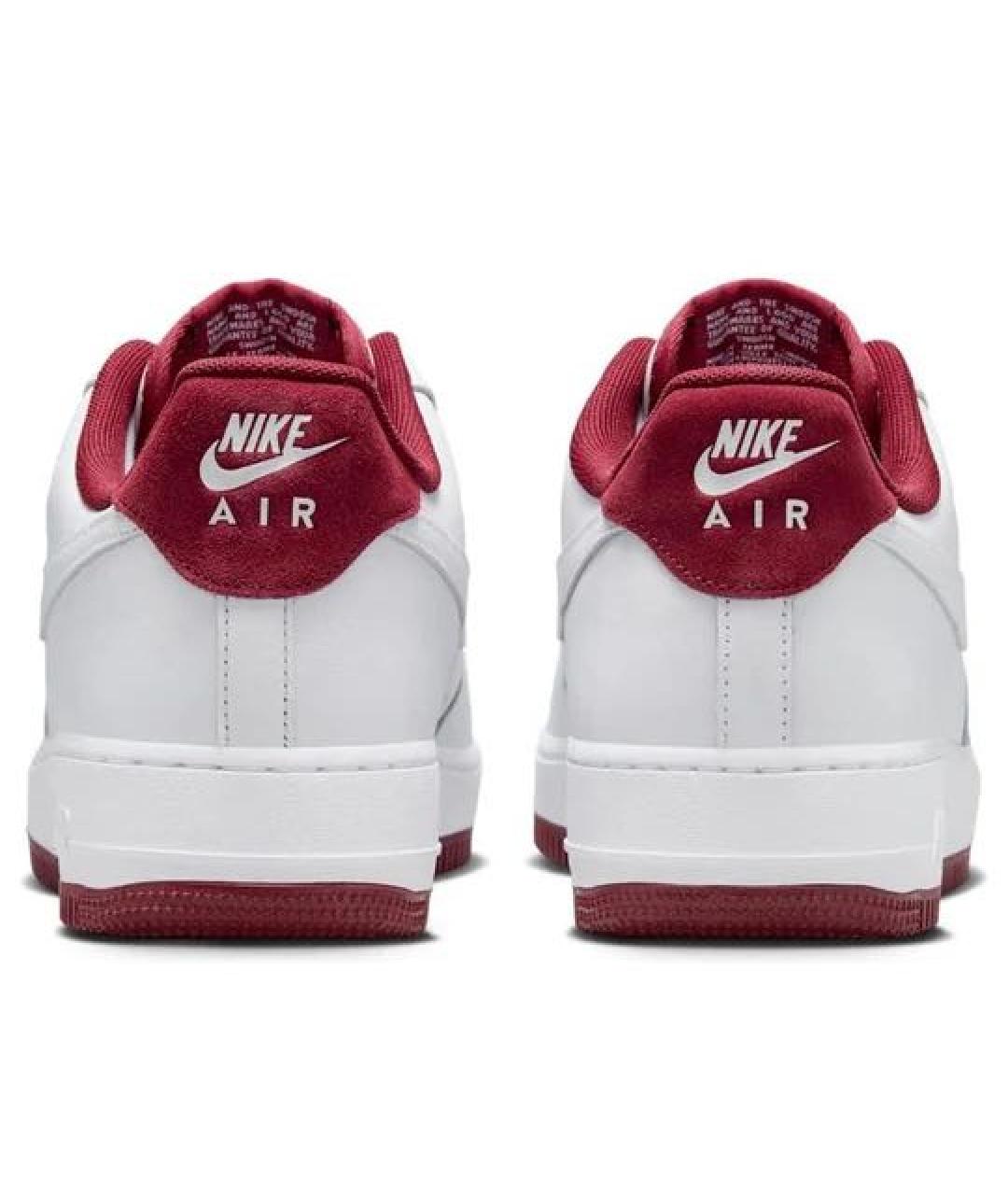 NIKE Белые кожаные низкие кроссовки / кеды, фото 5