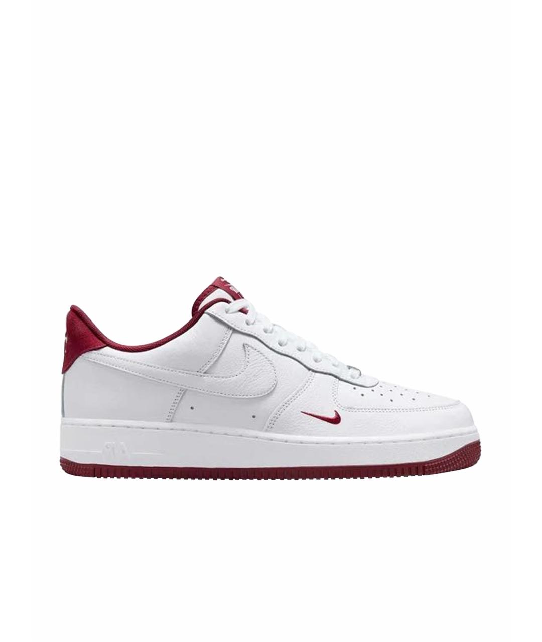 NIKE Белые кожаные низкие кроссовки / кеды, фото 1