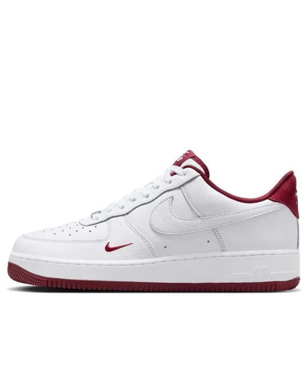 NIKE Белые кожаные низкие кроссовки / кеды, фото 8