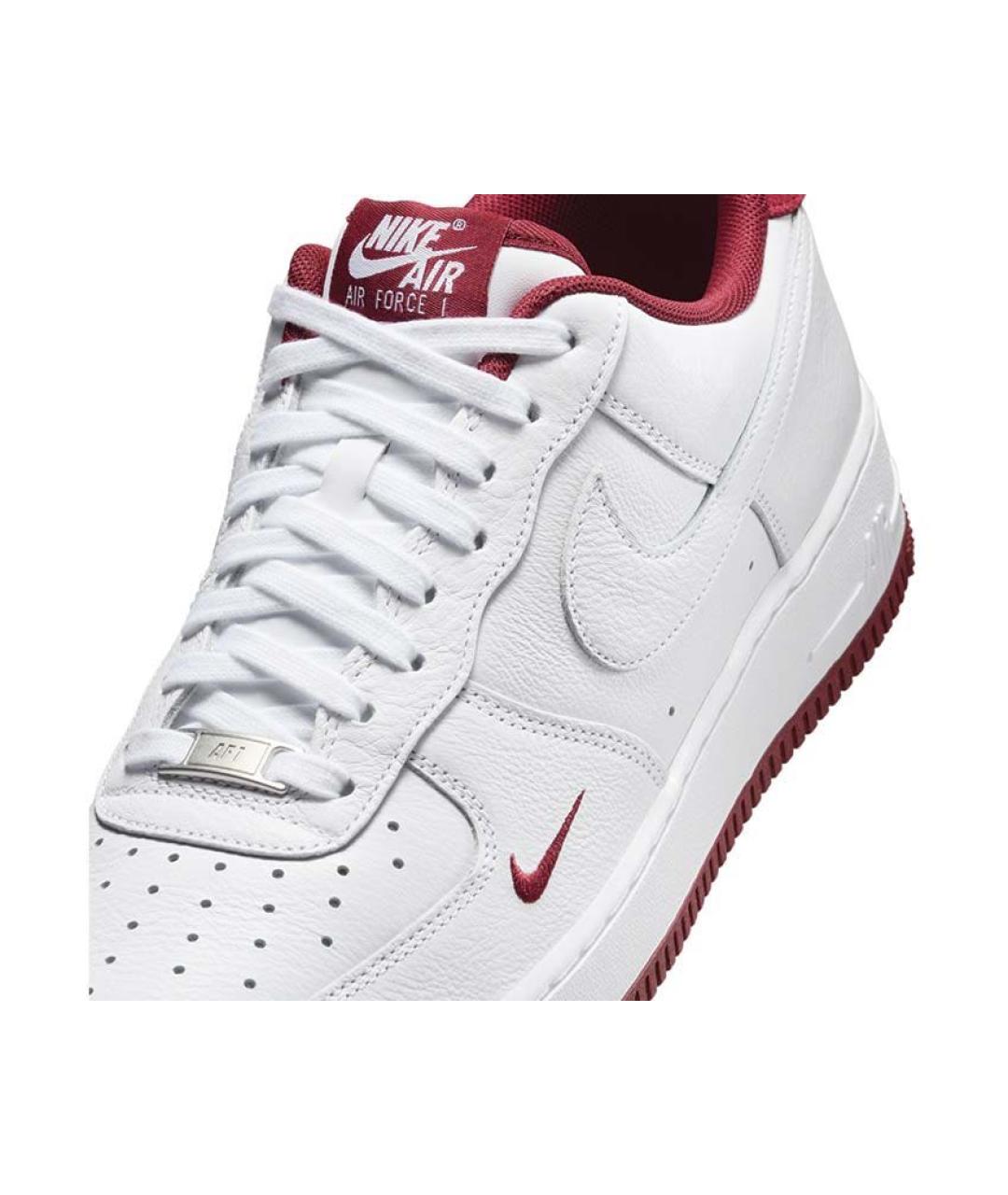 NIKE Белые кожаные низкие кроссовки / кеды, фото 7